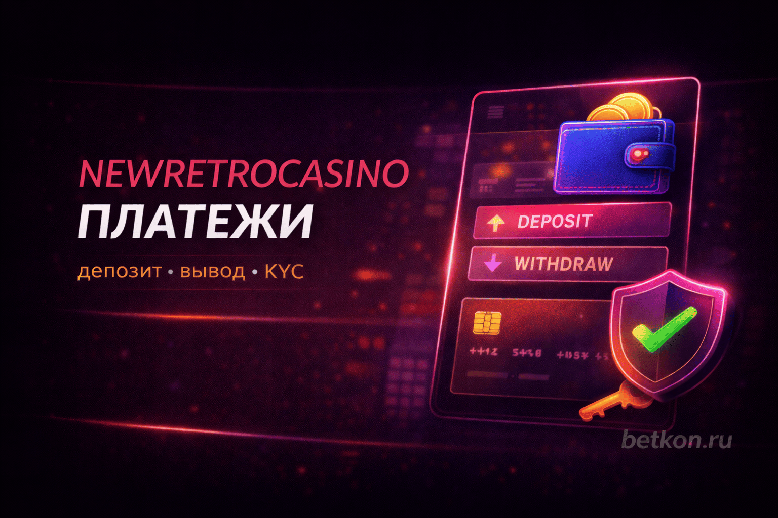NewRetroCasino: депозит, вывод и частые ошибки