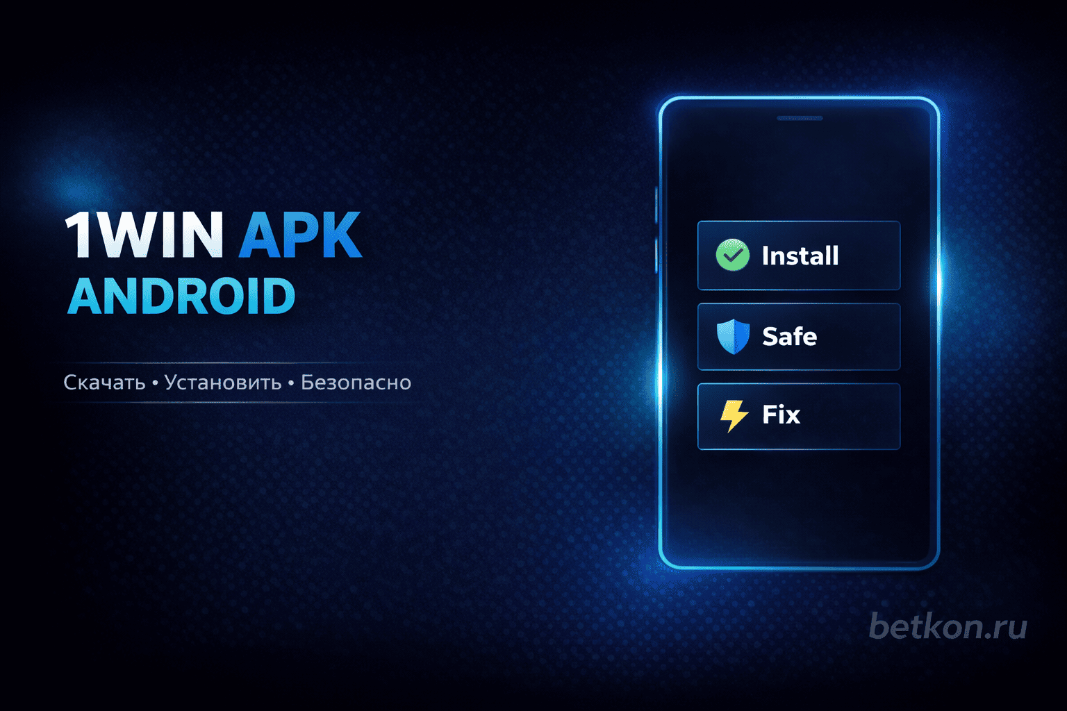 Приложение 1win: скачать APK на Android и установить безопасно