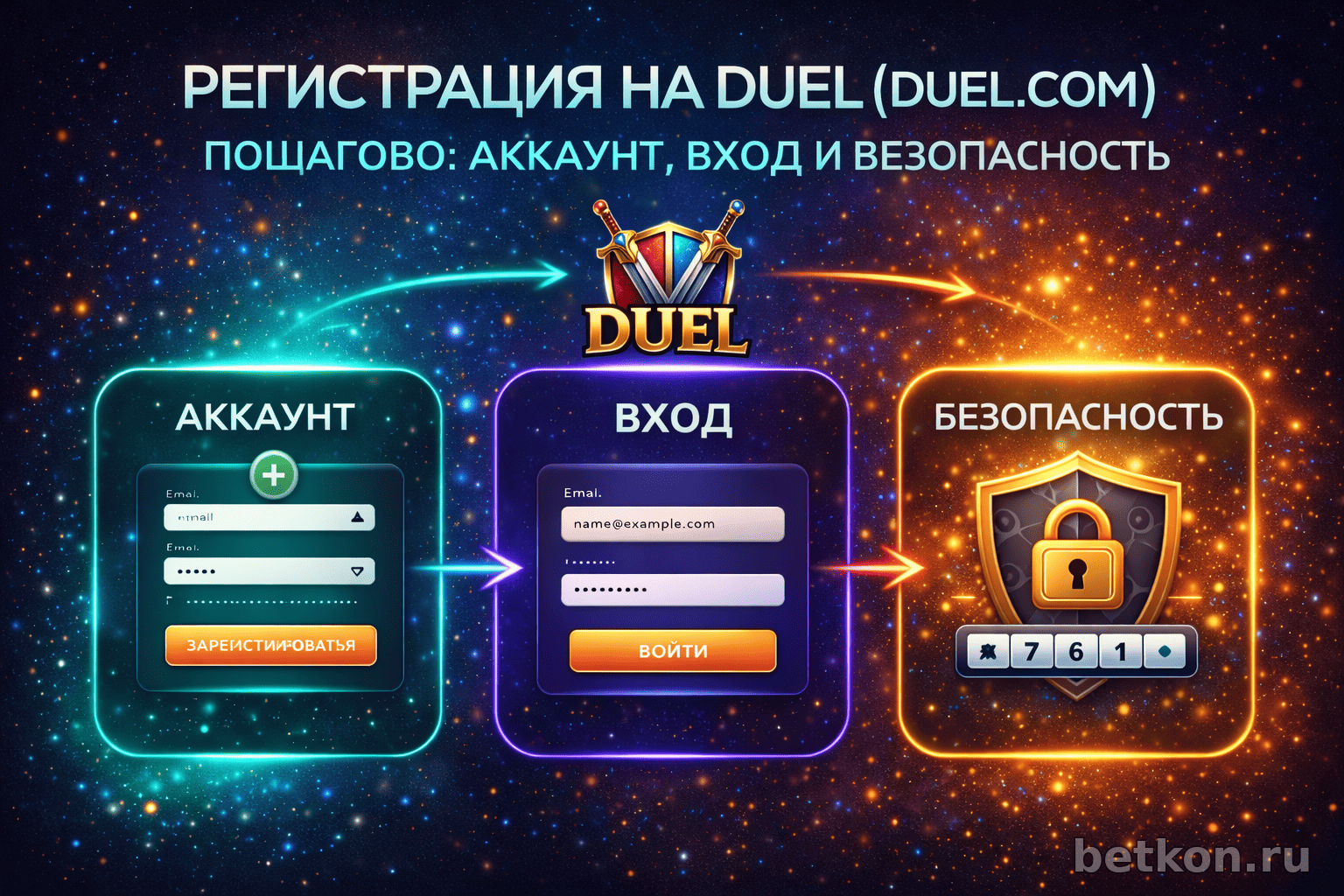Регистрация на Duel (duel.com): как создать аккаунт и войти
