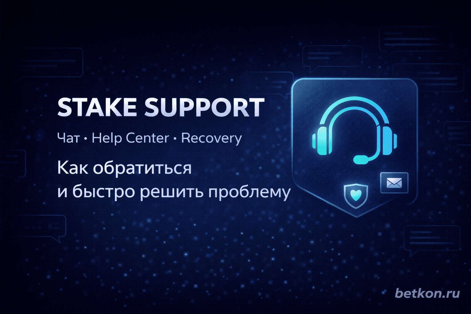 Поддержка Stake: как обратиться в чат и решить проблему